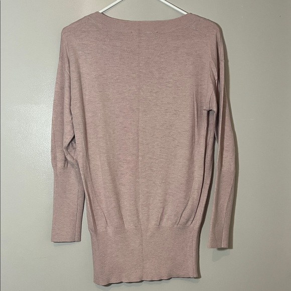 White House Black Market Light Pink Crew Neck Sweater Small - Picture 6 of 8